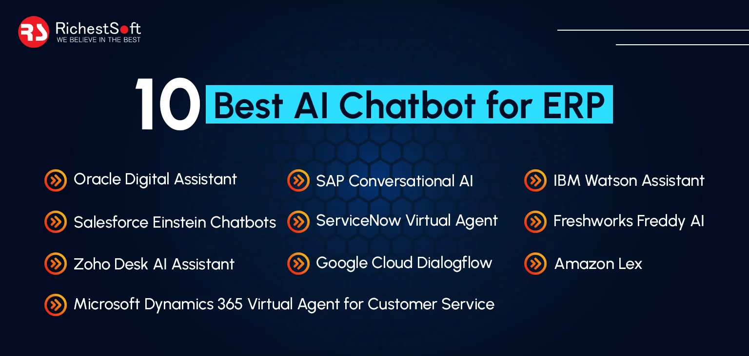 10 Best AI Chatbot for ERP(Points)