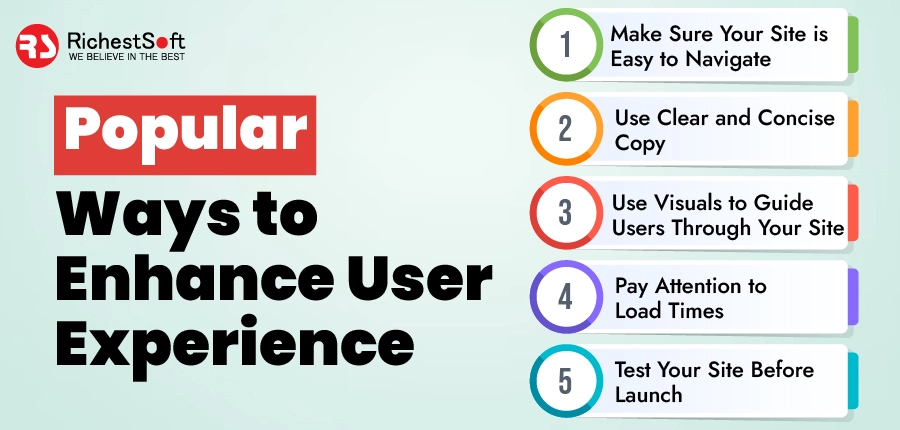 some popular ways to enhance user experience