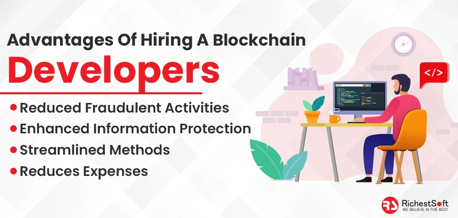 Advantages of hiring a blockchain developer