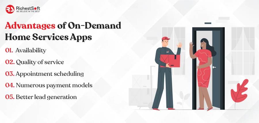 Advantages of On-Demand Home Services Apps