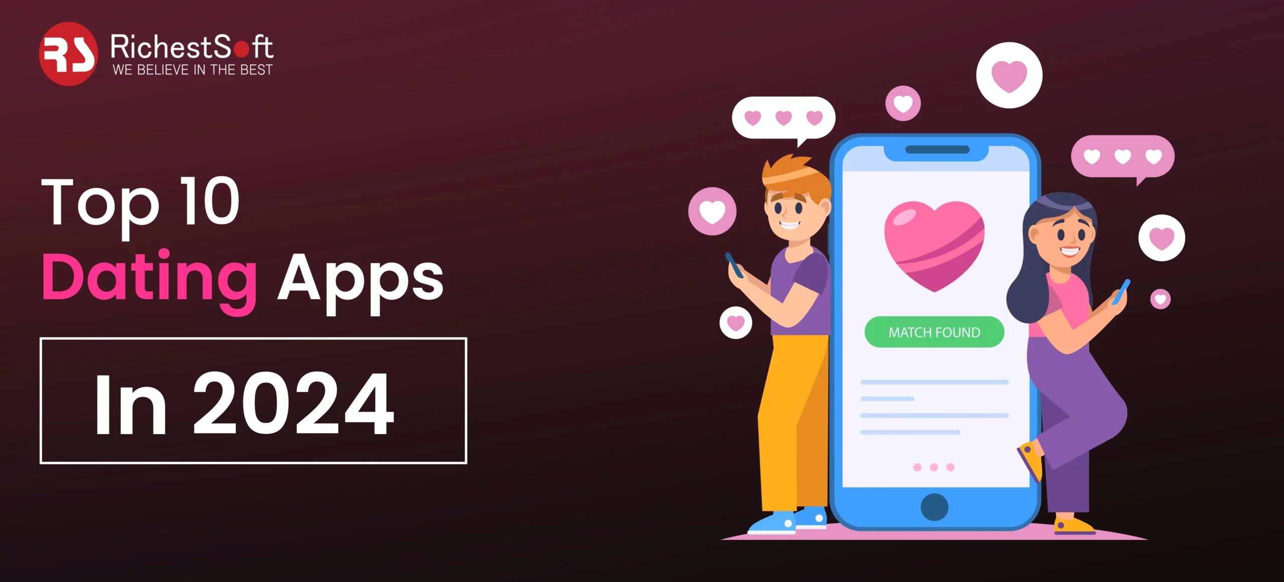 Top 10 Dating apps in 2024