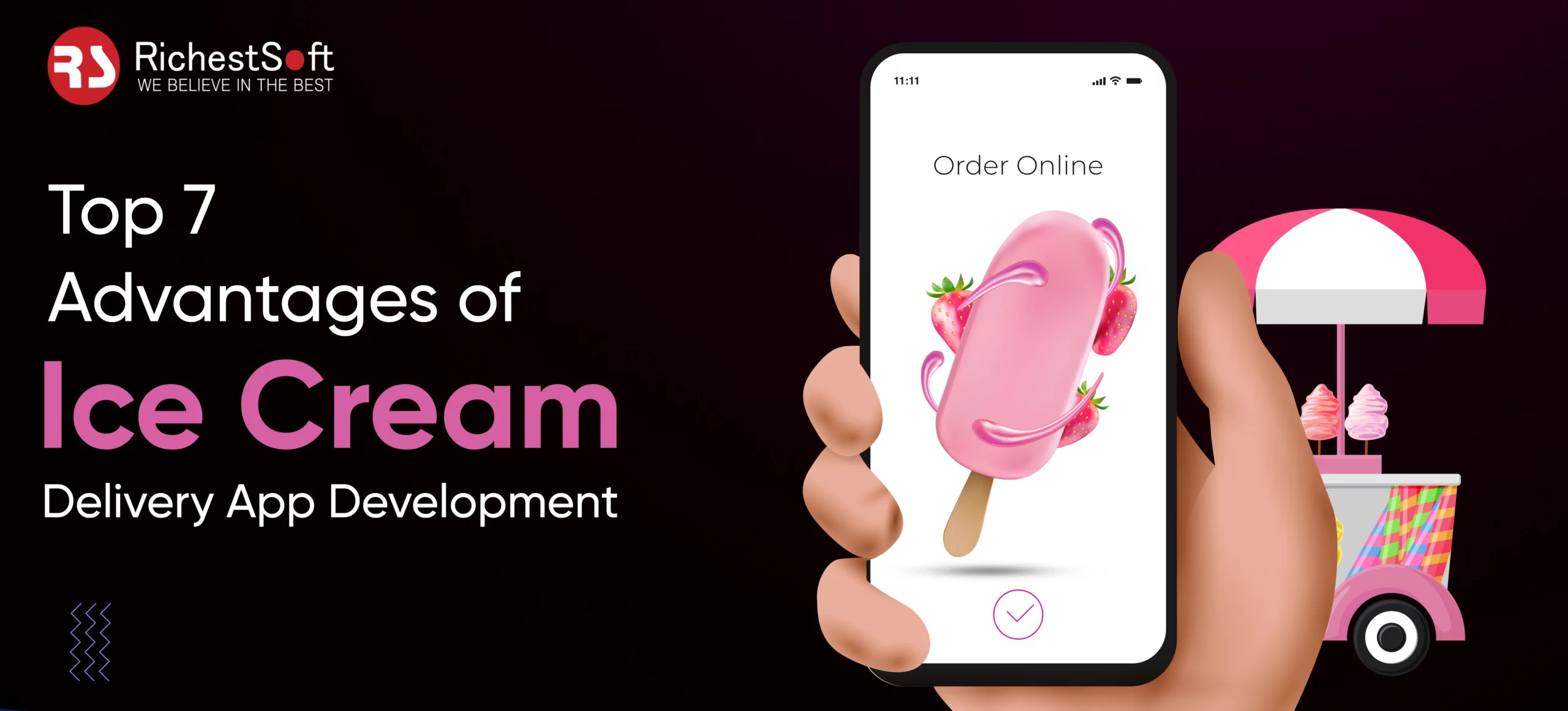 Top 7 Advantages of Ice Cream Delivery App Development