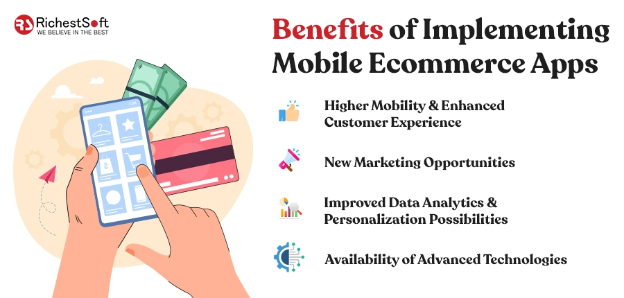 Benefits of Implementing Mobile Ecommerce Apps
