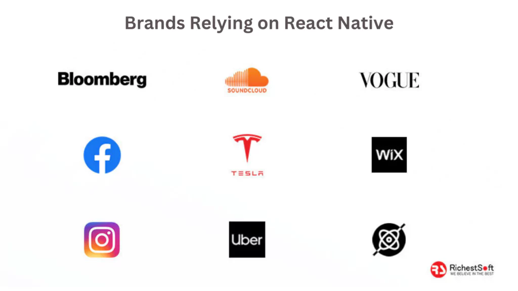 Brands relying on react native