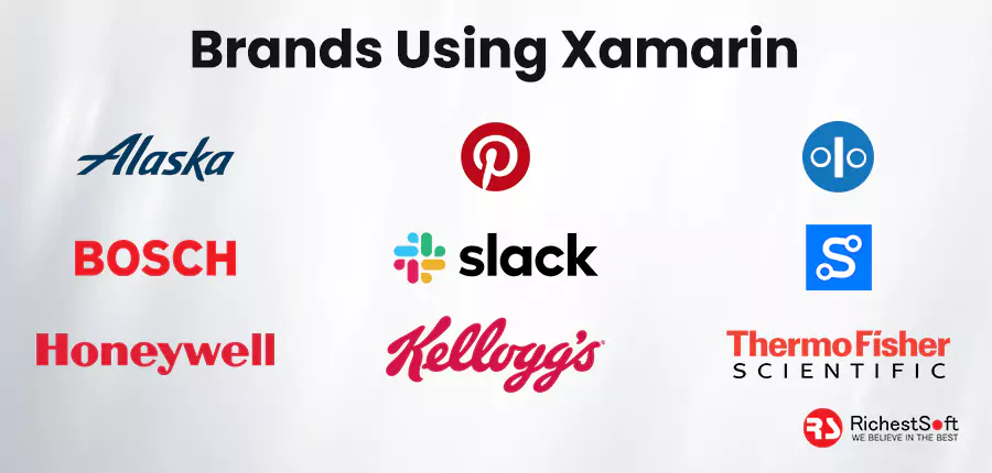 Brands using xamarin