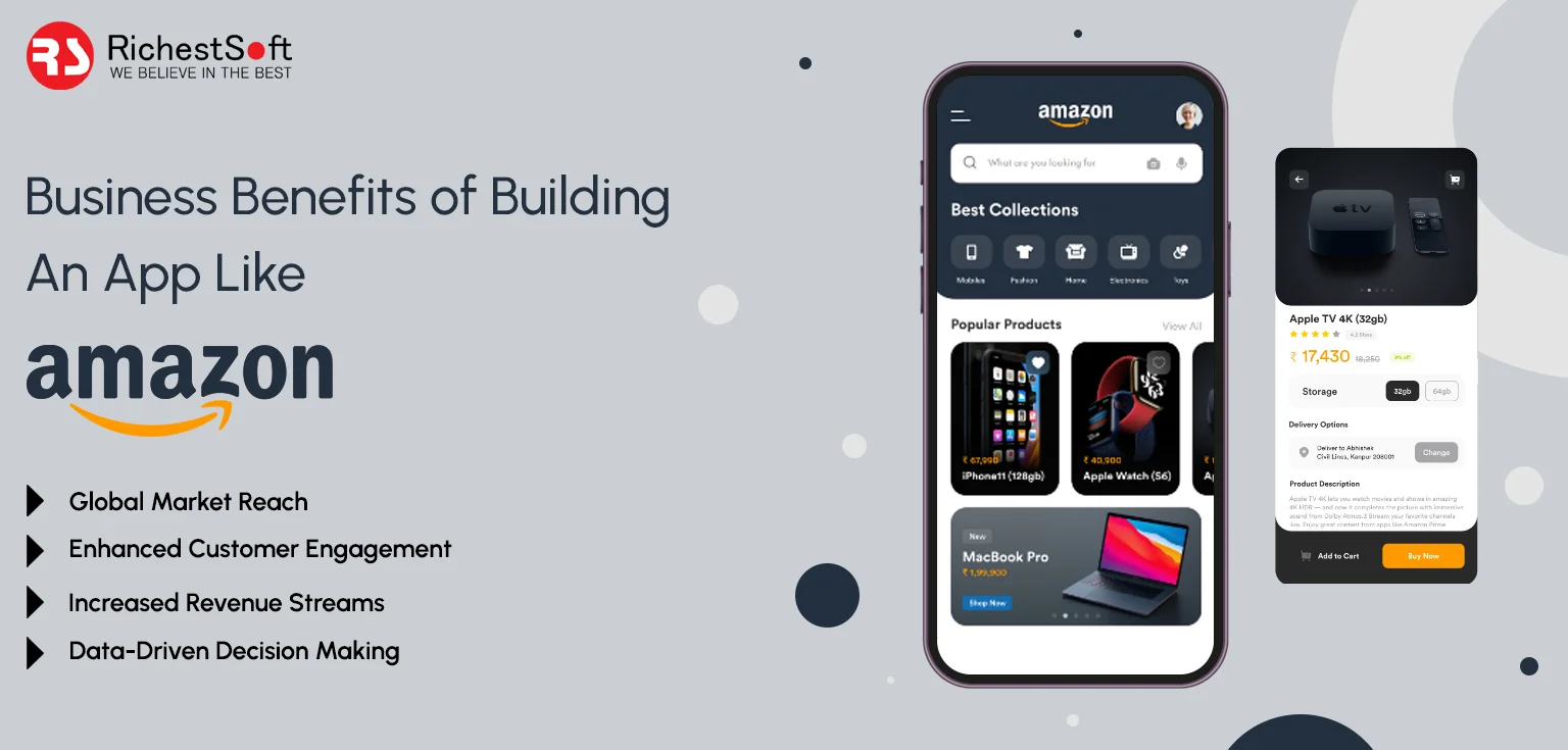 Business Benefits of Building An App Like Amazon