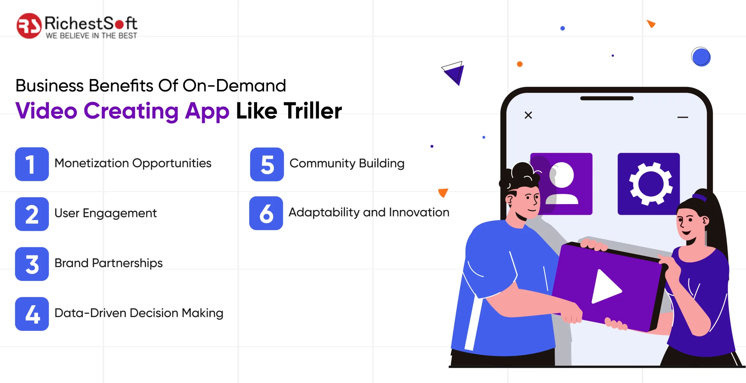 Business Benefits Of On-Demand Video Creating App Like Triller