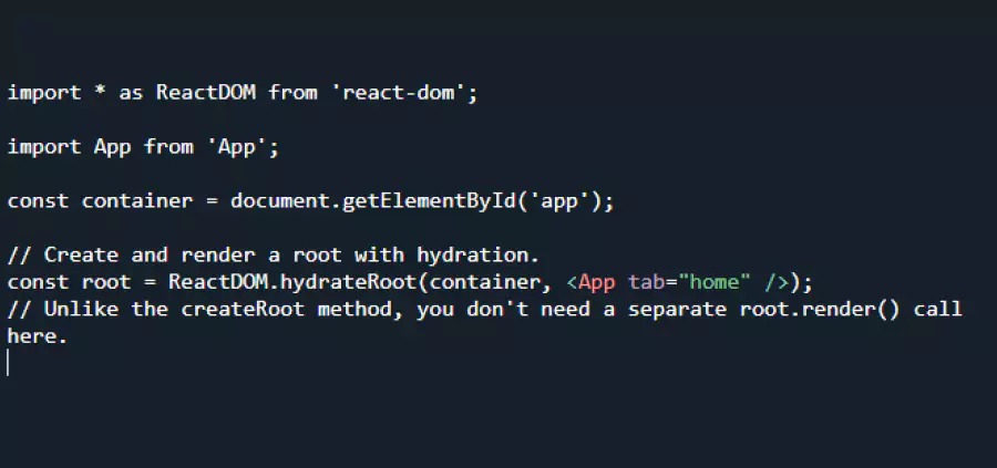 Changes in Hydrate Method