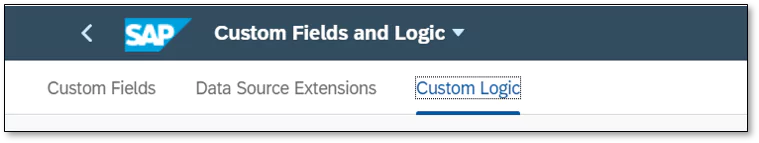 Custom fields and logic