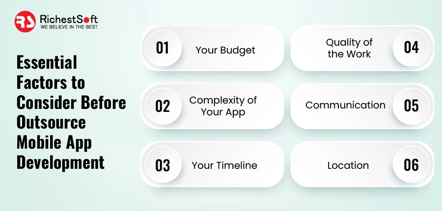 Essential Factors to Consider Before Outsource Mobile App Development