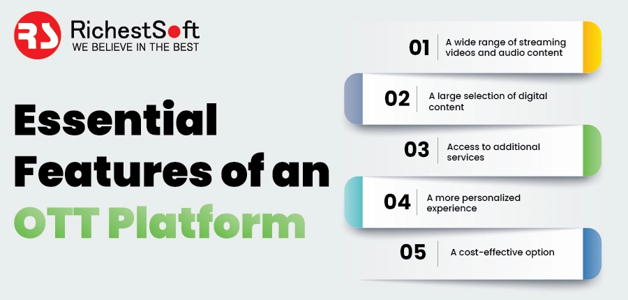 Essential Features of  an OTT Platform