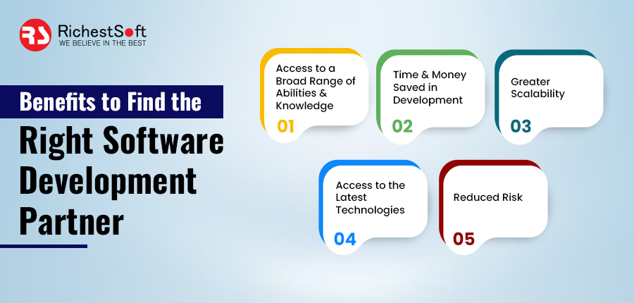 benefits to find the right software development partner