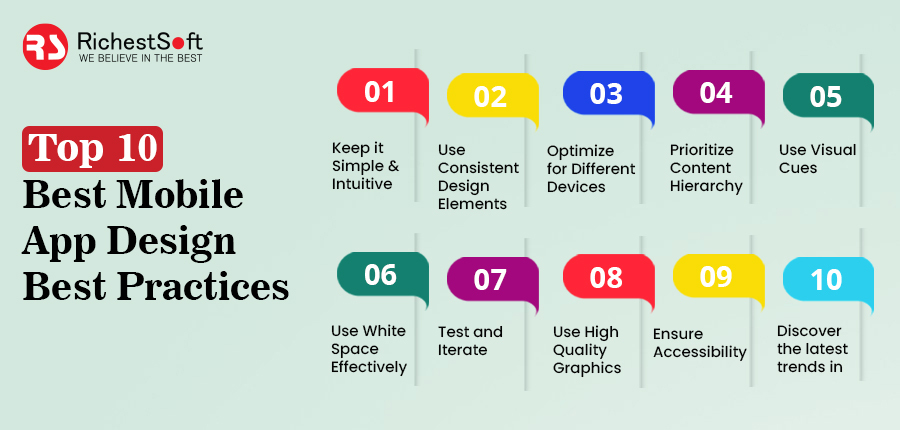 Top 10 Best Mobile App Design Best Practices 