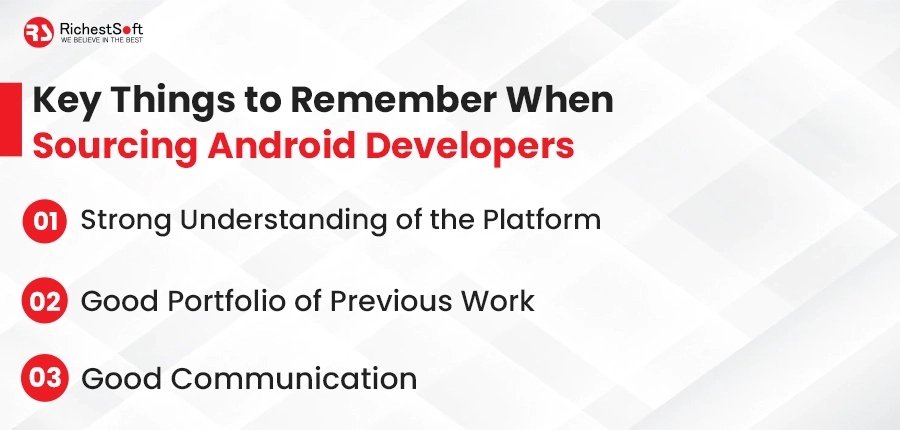 Key Things to Remember When Sourcing Android Developers