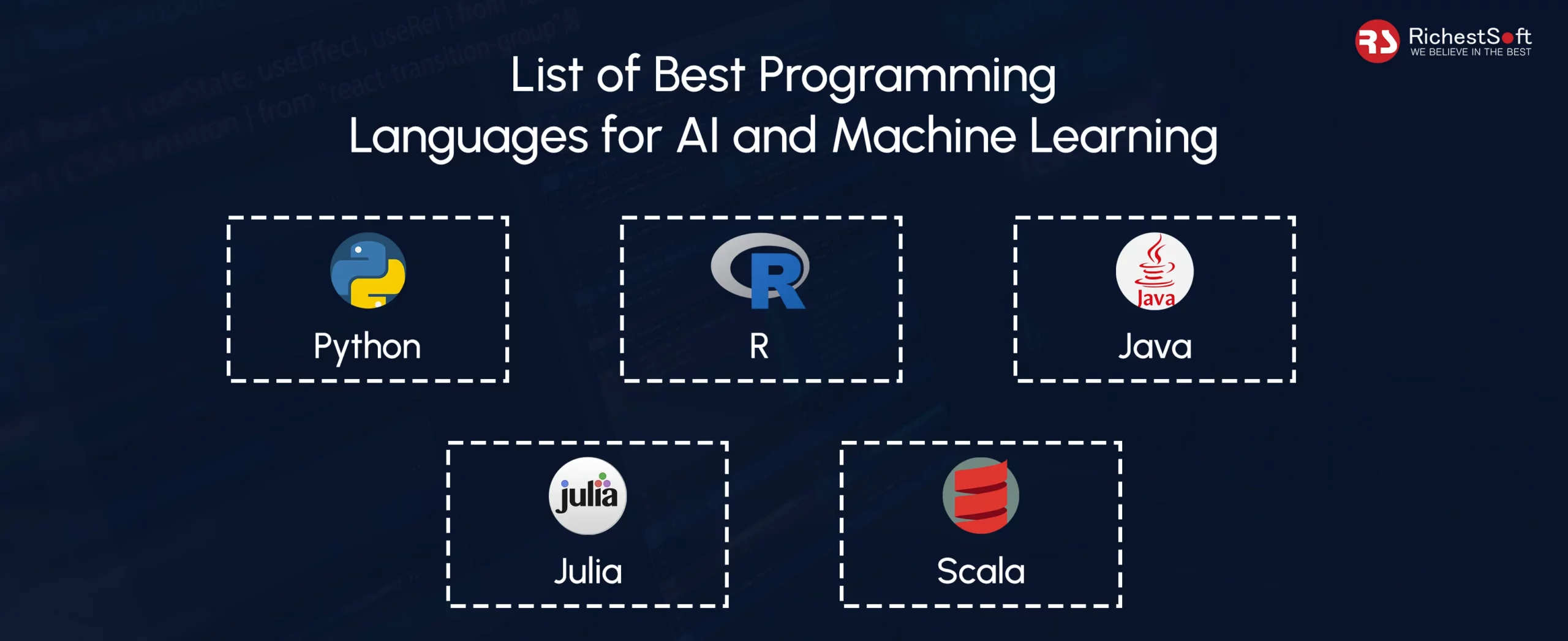 List of Best Programming Languages for AI and Machine Learning