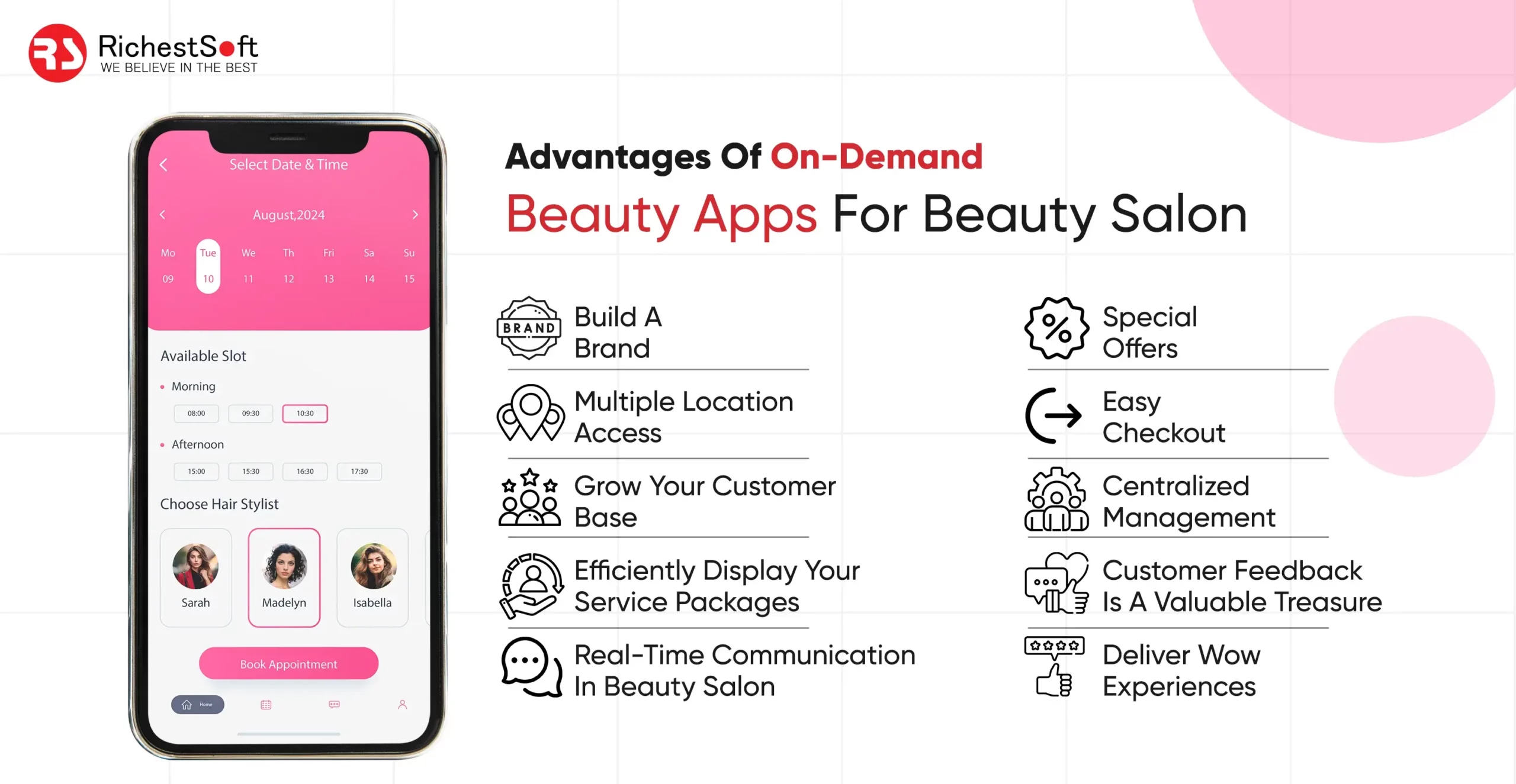 List Of Top 10 Advantages Of On-Demand Beauty Apps For Beauty Salon