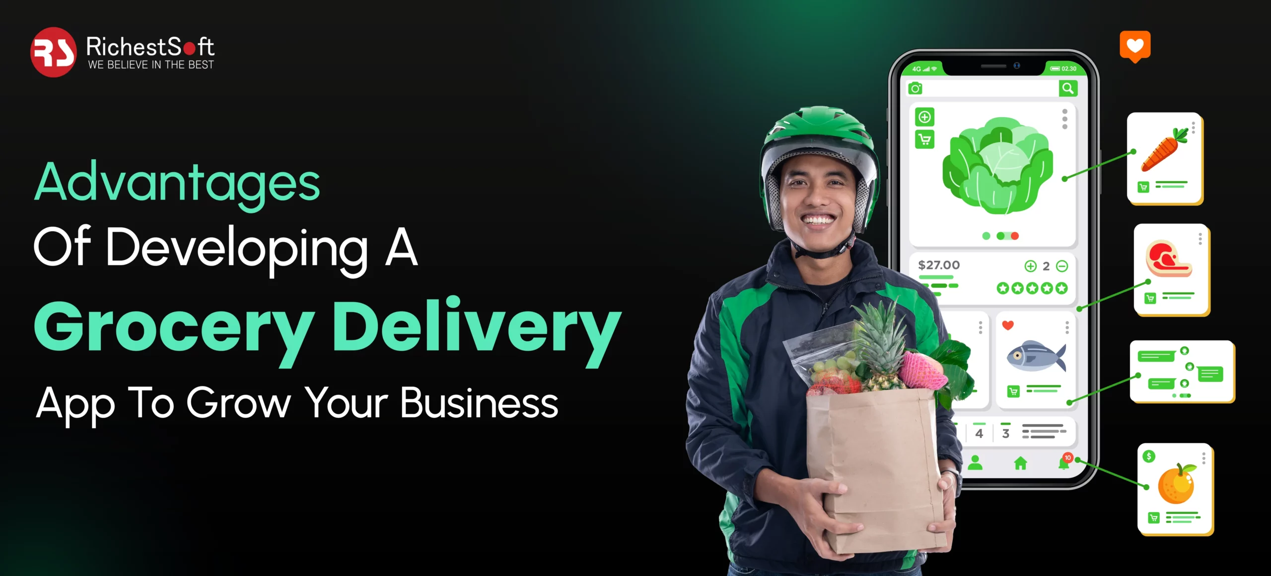 Advantages of Developing A Grocery Delivery App To Grow Your Business