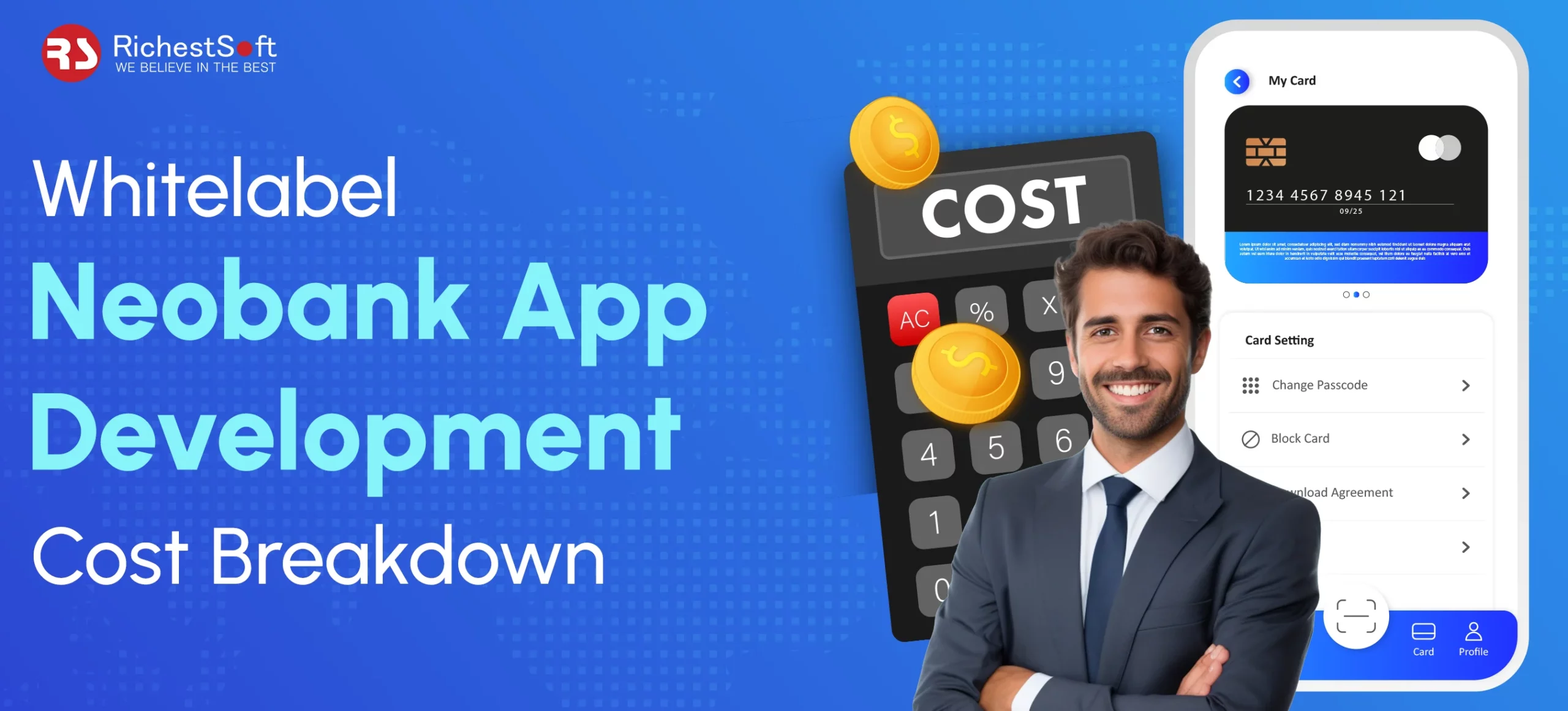 Cost Breakdown Of Whitelabel NeoBank App Development