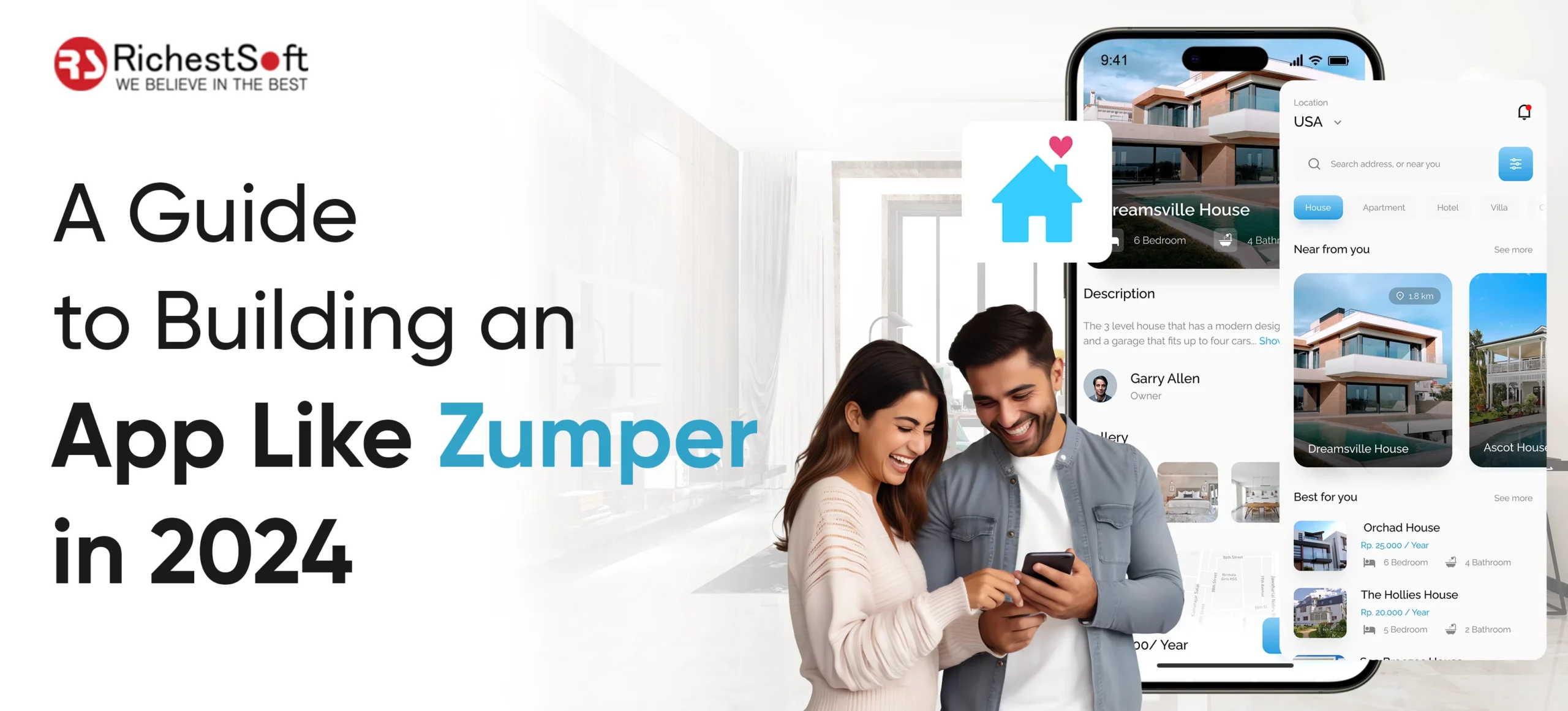 A Guide on Building an App Like Zumper in 2024