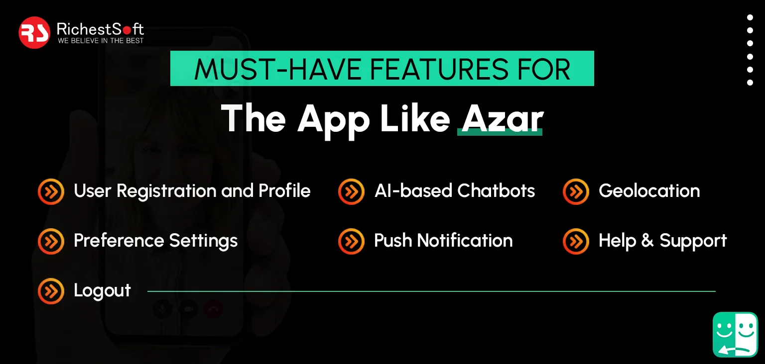 Must-Have Features for the App Like Azar