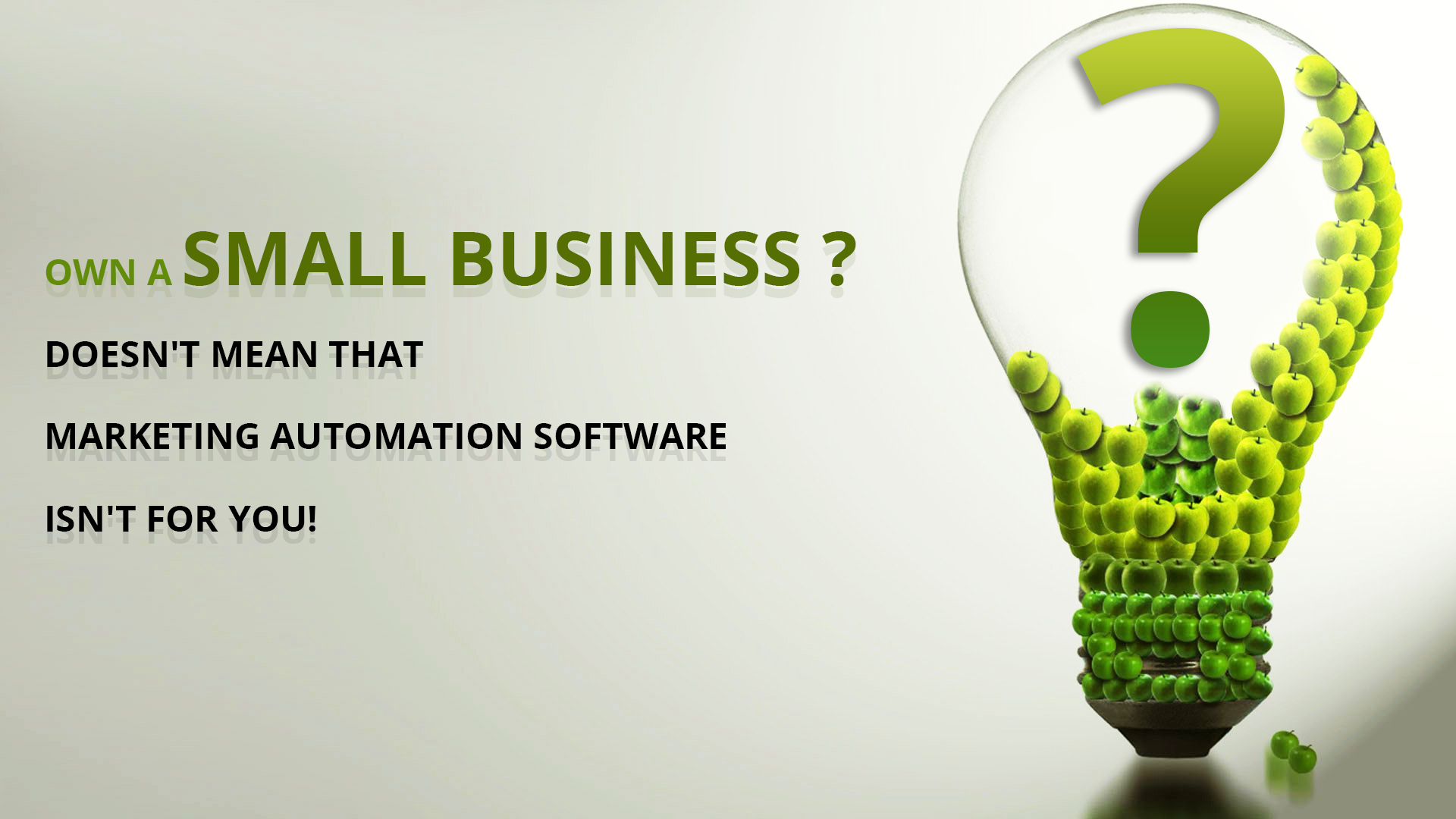 Small Business marketing automation