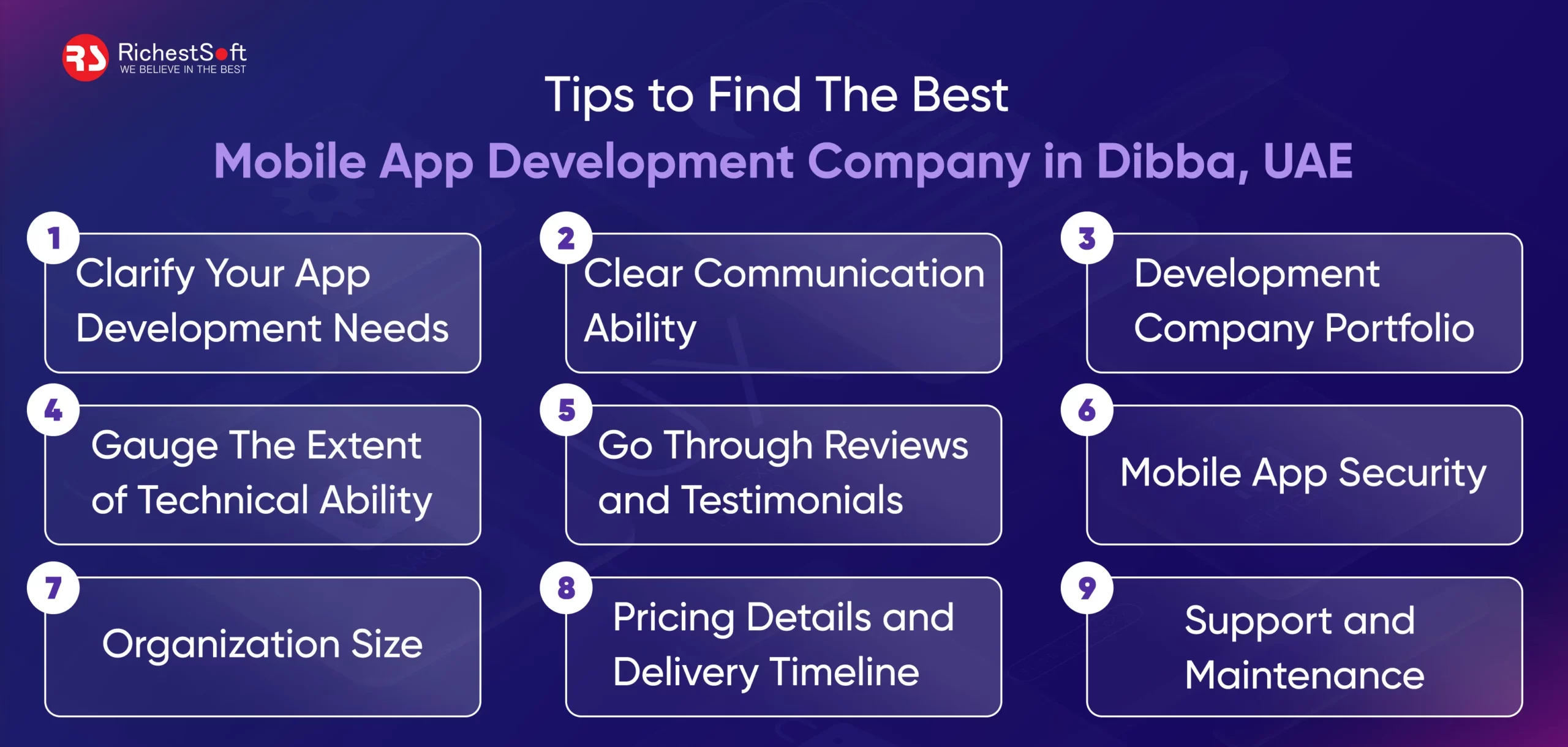 Tips to Find The Best Mobile App Development Company in Dibba, UAE