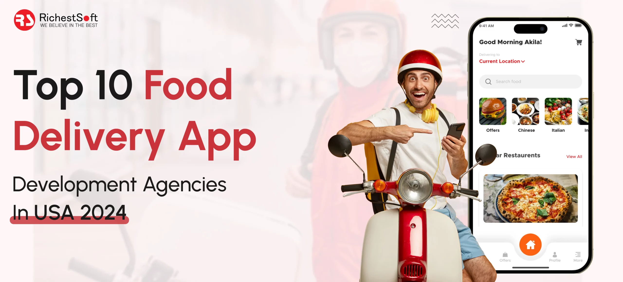 Top 10 Food Delivery App Development agencies In USA 2024