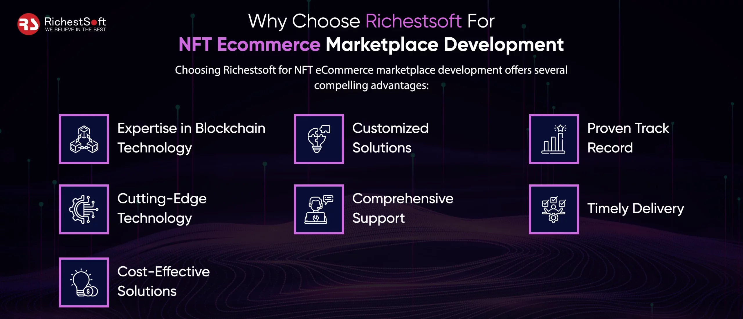 Why Choose Richestsoft For NFT Ecommerce Marketplace Development