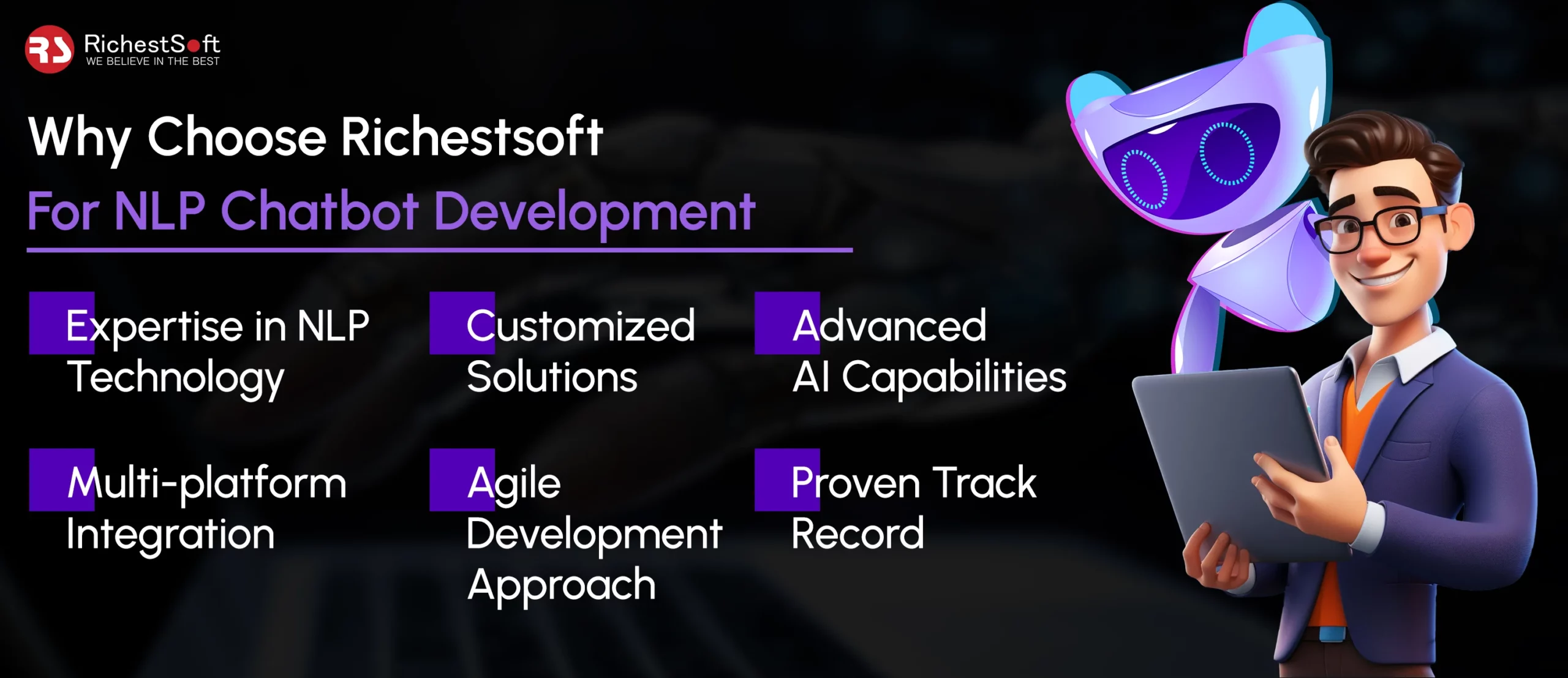 Why Choose Richestsoft For NLP Chatbot Development